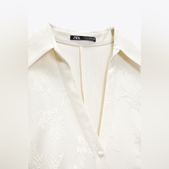 ZARA JACQUARD TUBE DRESS - Picture 10 of 10